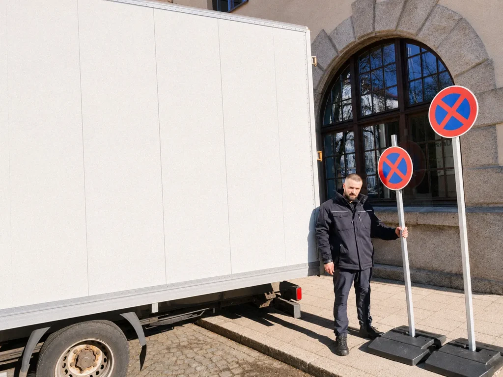 Halteverbotsschild für Entrümpelung aufstellen in München