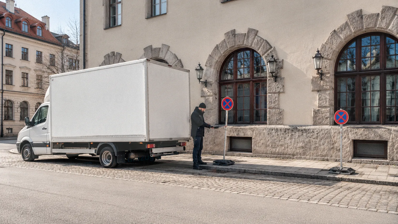 Halteverbot für Entrümpelung in München